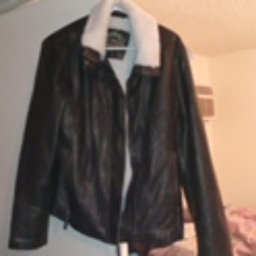 BIG CHILL VINTAGE FAUX LEATHER JACKET